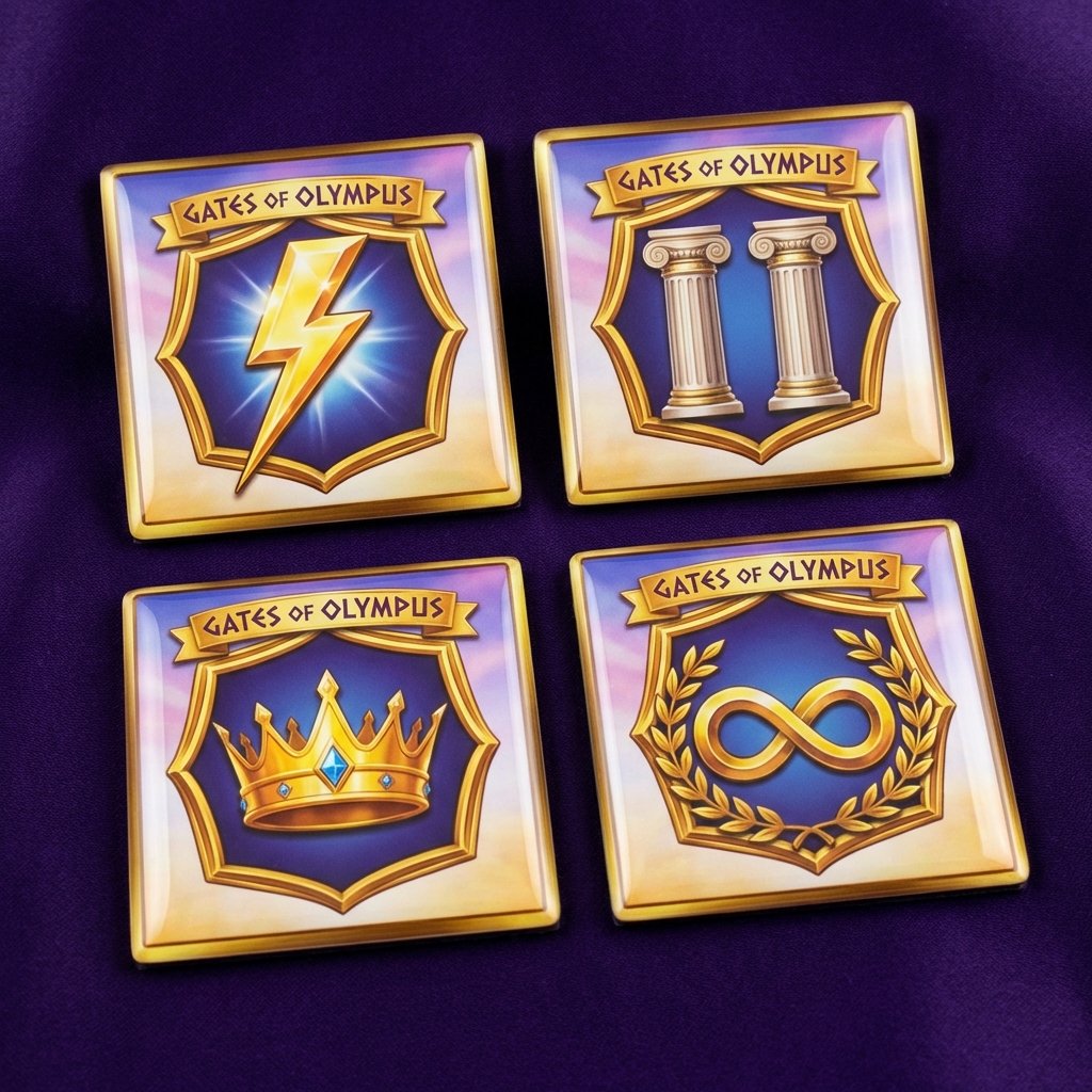 Olympus Symbol Coaster Set